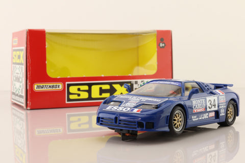 Matchbox 83860.20; Bugatti EB110 Slot Car; Le Mans; RN34