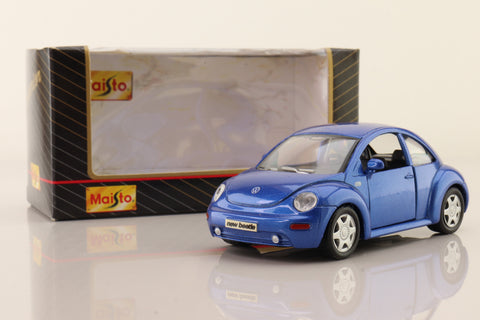 Maisto 21001; Volkswagen New Beetle; Metallic Blue