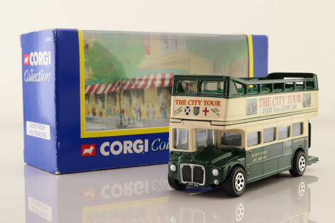 Corgi 32402; AEC Routemaster Bus; Open Top: Guide Friday City Tour