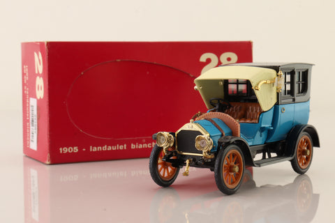 Rio 28; 1905 Landaulet Bianchi 20 30 CV; Blue, Black Roof