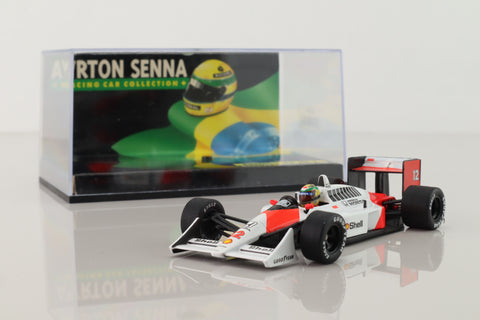 Minichamps 540 884392; McLaren MP4/4 Formula 1; 1988 World Champion; Ayrton Senna; RN12