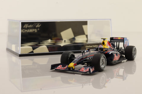Minichamps 400 090085; Red Bull RB5 Formula 1; 2009 Show Car; Sebastian Vettel; RN15