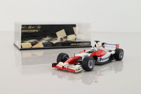 Minichamps 400 020075; Toyota TF102 Formula 1; 2002 Showcar; Alan McNish; RN25