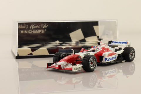 Minichamps 400 040087; Toyota TF104 Formula 1; 2004 Show Car; Olivier Panis; RN17
