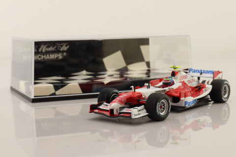 Minichamps 400 050038; Toyota TF105 Formula 1; 2005 Test Driver; Ricardo Zonta; RN38