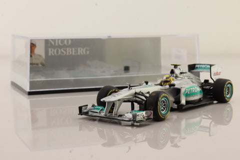 Minichamps 410 120078; Mercedes-Benz AMG W03 Formula 1; 2012 Show Car; Nico Rosberg; RN8