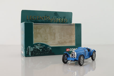 Corgi Classics 00202; Bugatti Type 35; Blue - Legends of Speed