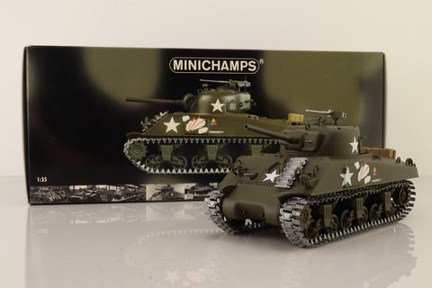 Minichamps 350 040002; Sherman M4A3 Tank; 2004 60th Anniversary D-Day; Normandy