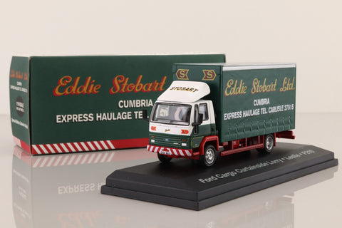Atlas Editions 4 649 116; Ford Cargo Truck; Curtainside, Eddie Stobart Ltd, Leslie