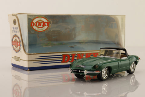 Dinky Toys DY-1B; 1967 Jaguar E-Type; Soft Top, Dark Green