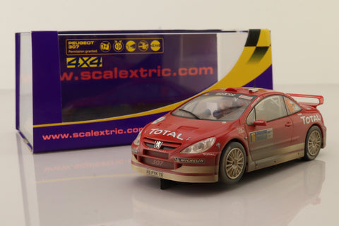 Scalextric C2561; Peugeot 307 WRC Slot Car; 2004 Rallye Deutschland 6th; Loix & Smeets; RN16