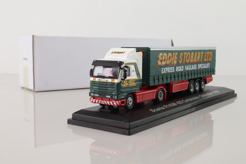 Oxford Diecast STOB019; Scania D420 Truck; Curtainside Trailer, Eddie Stobart Ltd