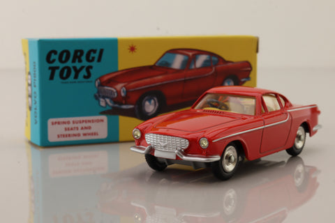 Corgi Toys 228; Volvo P1800; Red