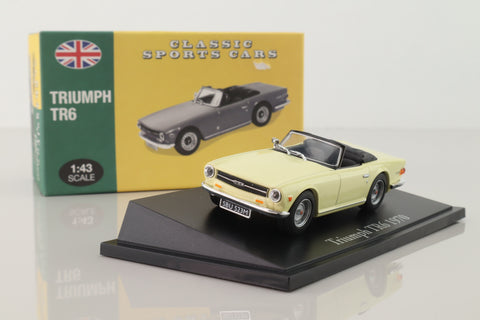 Atlas Editions 4 656 108; 1972 Triumph TR6 Sports; Primrose Yellow