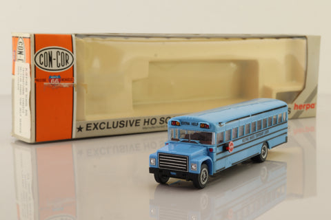 Herpa 0004-001038; US School Bus; Helping Hands Temporary Labour