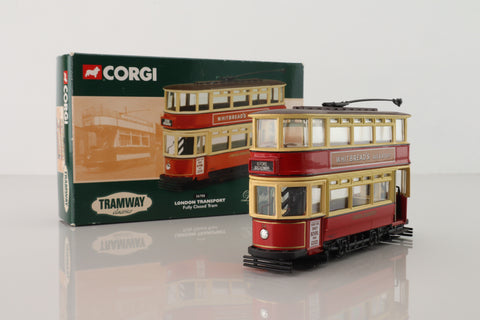 Corgi Classics 36708; Double Deck Tram, Closed Top, Closed Platform; London Transport; Ilford Broadway