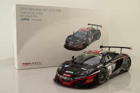 True Scale TSM151813R; McLaren 12C-GT3; 2014 24h Spa DNF; Demoustier, Lapierre, Parente; RN98