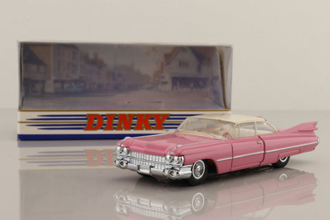 Dinky Toys DY-7C; 1959 Cadillac Coupe de Ville; Pink, White Top