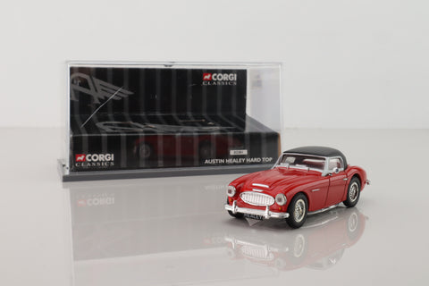 Corgi 02301; Austin Healey 3000 Mk1; Hard Top: Colorado Red