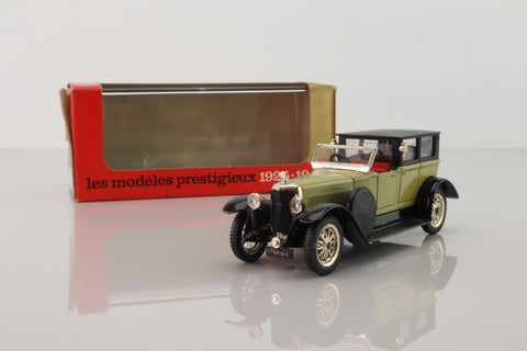 Solido 140; 1925 Panhard-Levassor 6/65; Sedanca, Metallic Green/Black