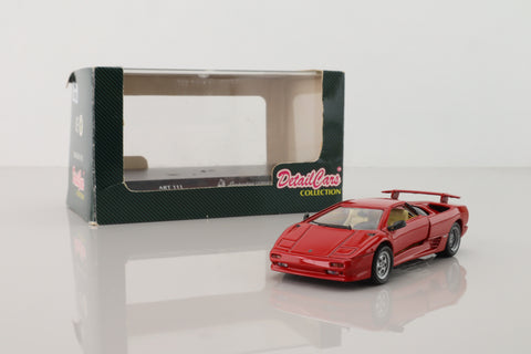 Detail 111; Lamborghini Diablo Coupe; Red, Scissor Doors