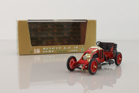 Brumm R18; Renault GP 3B 90hp Corsa; 1906 Automobile Club de France 1st; RN1