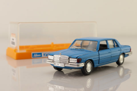 Schuco 301612; Mercedes-Benz 350SE Sedan; Blue
