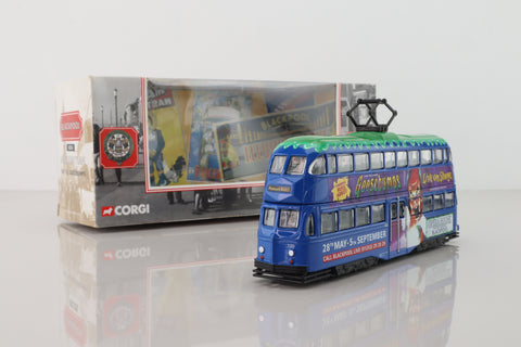 Corgi OOC 43516; Blackpool Balloon Tram; Goosebumps, Russ Abbot