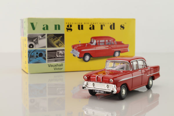 Vanguards VA38000; 1957 Vauxhall Victor FA; Gypsy Red
