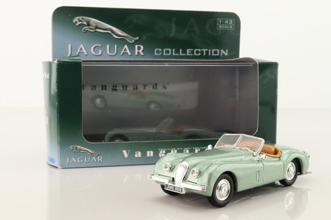 Vanguards VA05904; Jaguar XK120; Open Roadster; Pale Green Metallic