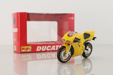 Maisto; Ducati 748 Motorcycle; Yellow