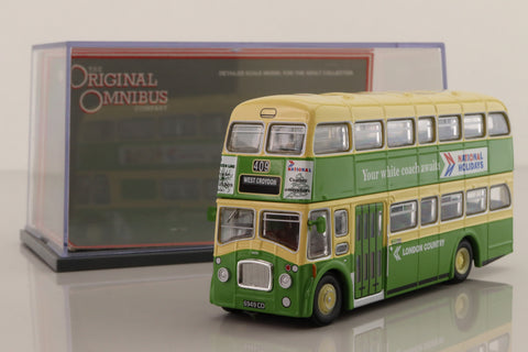 Corgi OOC 41905; Leyland PD3 Bus Queen Mary; Single Headlights; London Country (Southdown); 409 West Croydon
