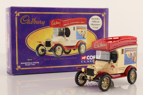 Corgi 08101; 1915 Ford Model T Van; Cadbury's Bourneville Cocoa