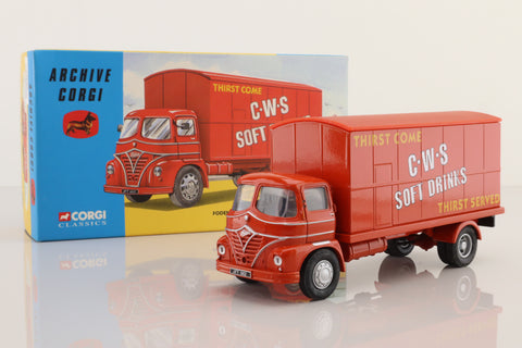 Corgi Classics 13602; Foden S21 Mickey Mouse; 4 Wheel Box Van, CWS Soft Drinks
