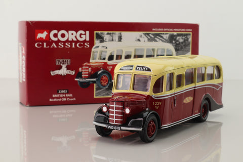 Corgi Classics 33803; Bedford OB Duple Vista Coach; British Railways; Relief