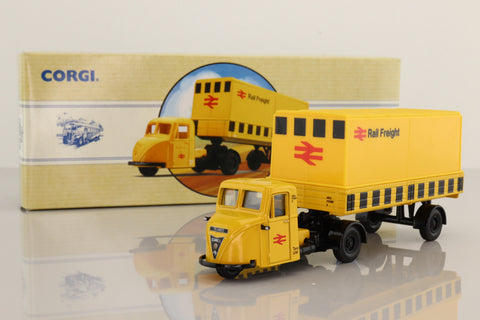 Corgi 97910; Scammell Scarab; Artic Box Van, Rail Freight