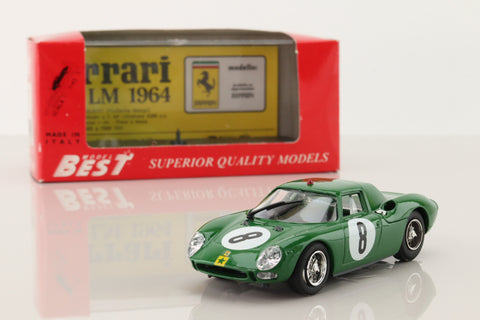 Bang/Box/ Best 9054; Ferrari 250 LM; 1964 1000km Nurburgring 16th; Piper & Maggs; RN8