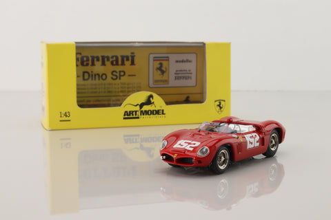 Art Model ART021; Ferrari Dino 246 SP; 1962 Targa Florio 1st; Rodriguez, Mairesse, Gendebien; RN152