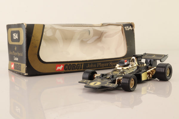 Corgi Toys 154; Lotus 72 Formula 1 John Player Special; Emerson Fittipaldi; RN1, John Player Special