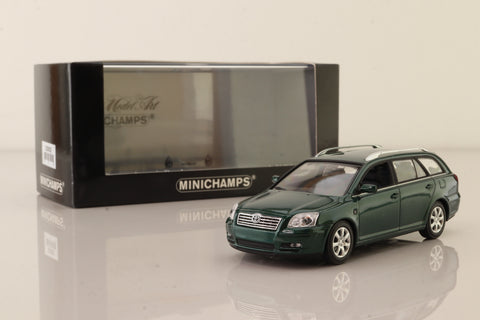 Minichamps 400 166212; 2002 Toyota Avensis Break; Metallic Green